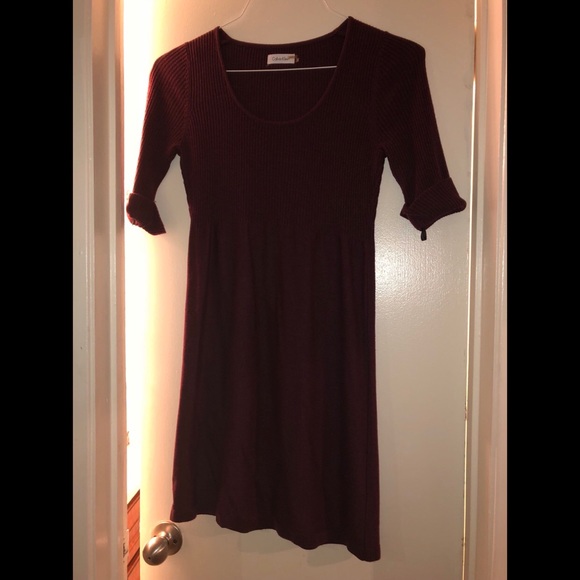 Calvin Klein XS Maroon Dress - Picture 4 of 4